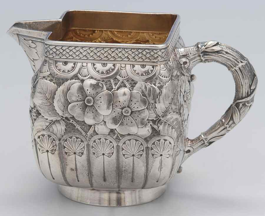1580 (Sterling, Hollowware) Creamer by Gorham Silver-1