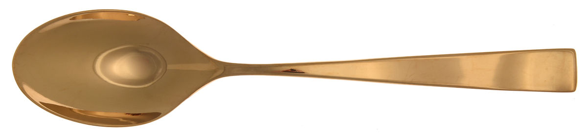 Argento-Gold Luster (Gold Electroplate) Place/Oval Soup Spoon by Gorham Silver-1