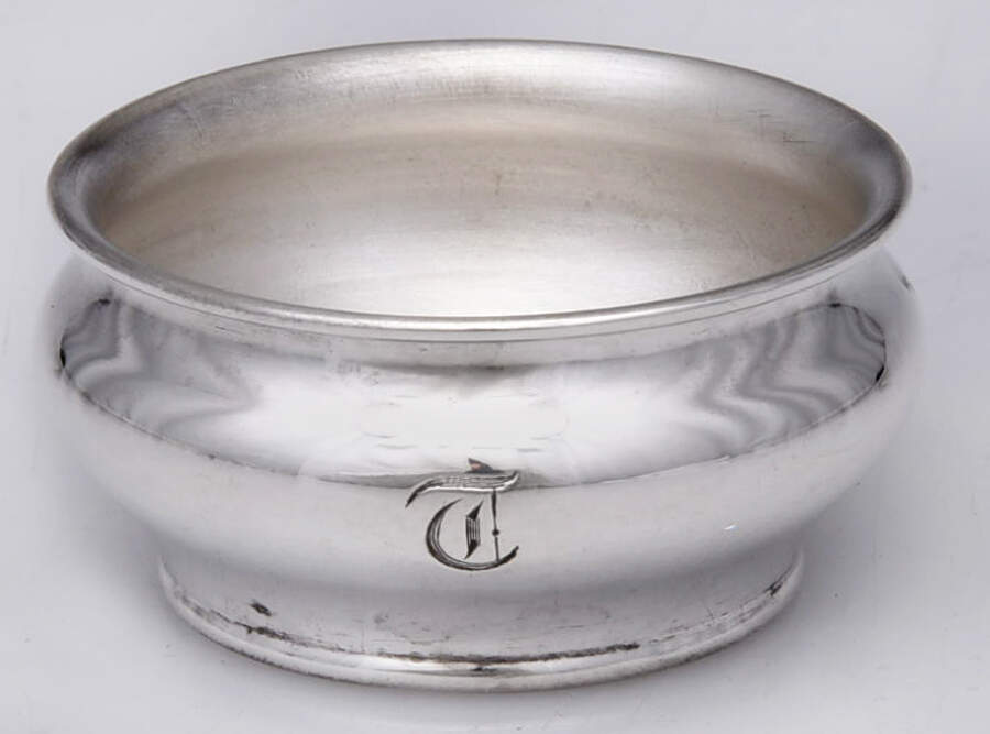 A4070 (Sterling, Hollowware) Individual Open Salt by Gorham Silver-1
