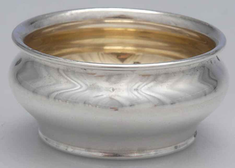 A4070 (Sterling, Hollowware) Open Salt Individual by Gorham Silver-1