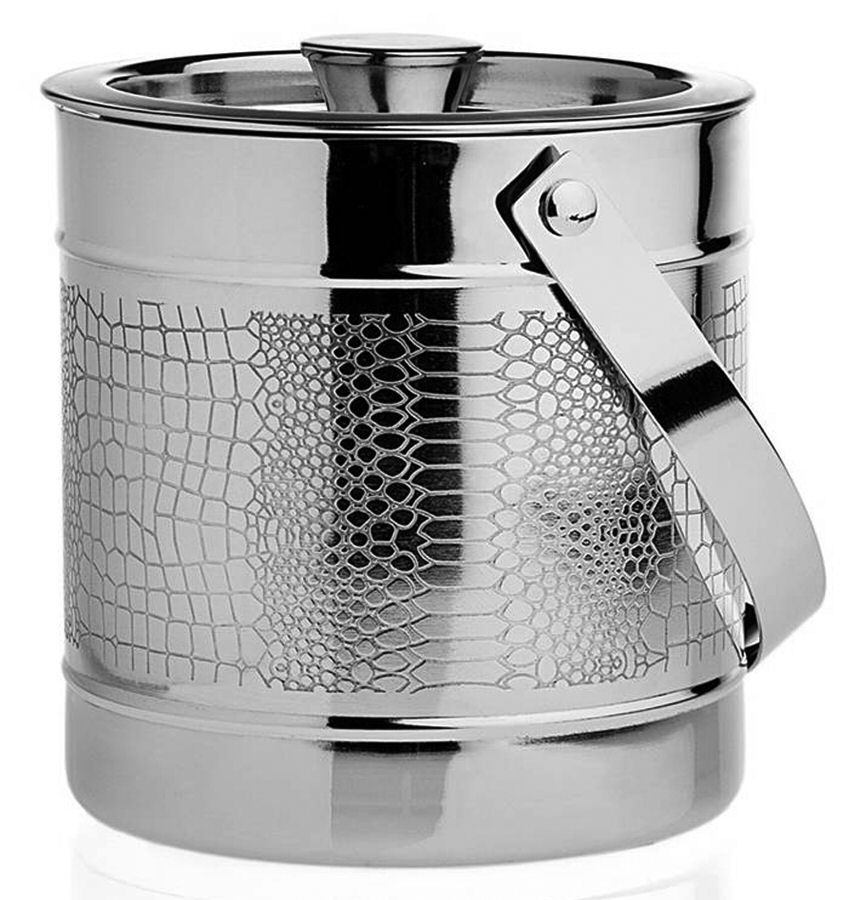 Croco (Stainless, Hollowware) Ice Bucket & Lid by Godinger-1