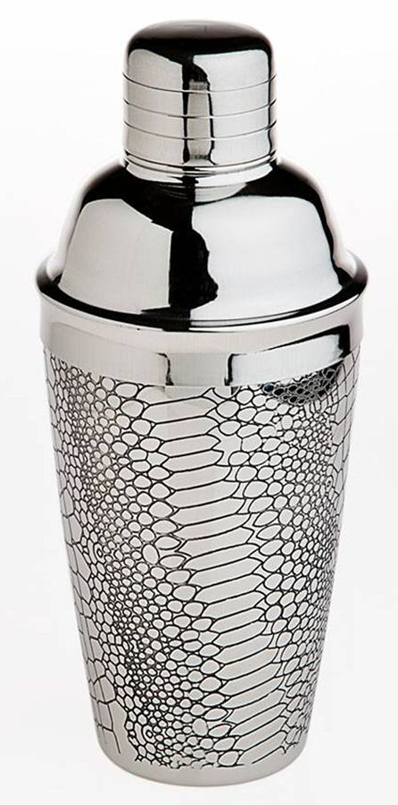 Croco (Stainless, Hollowware) Cocktail Shaker with Lid by Godinger-1