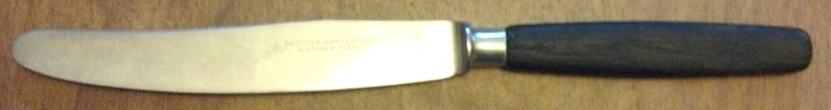 GHA5 (Stainless) New French Solid Knife by Gottlieb - Hammesfahr-1
