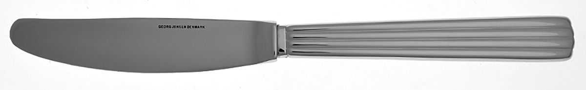 Bernadotte (Stainless) Modern Long Handle Dinner Knife by Georg Jensen (Denmark)-1