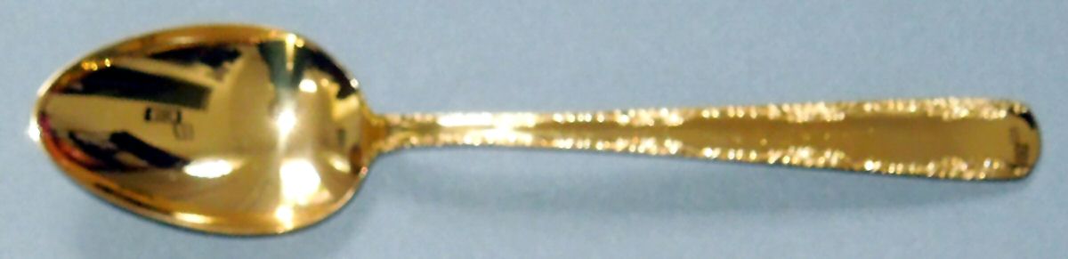 Camellia (Sterling, Gold Vermeil) Teaspoon by Gorham Silver-1