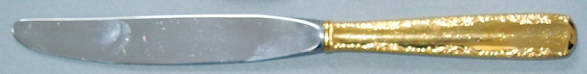 Camellia (Sterling, Gold Vermeil) Modern Hollow Knife by Gorham Silver-1