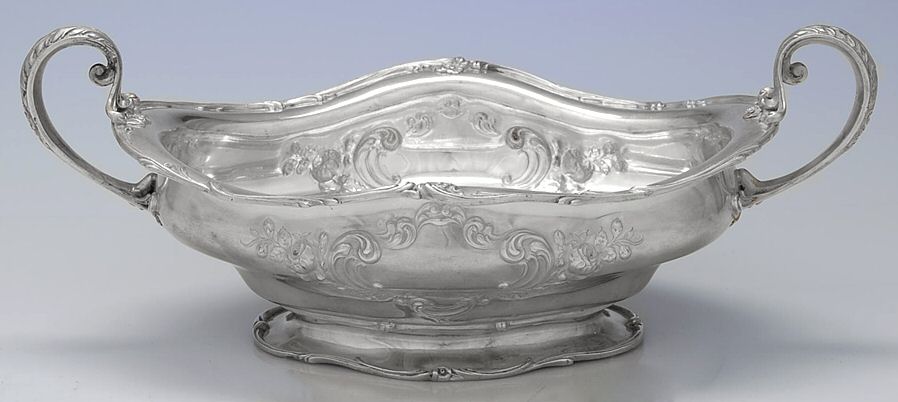 A910 (Sterling, Hollowware) Tureen No Lid by Gorham Silver-1