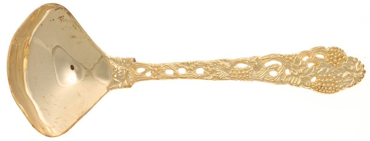 Golden Vineyard (Gold Electroplate) Solid Gravy Ladle by Godinger-1