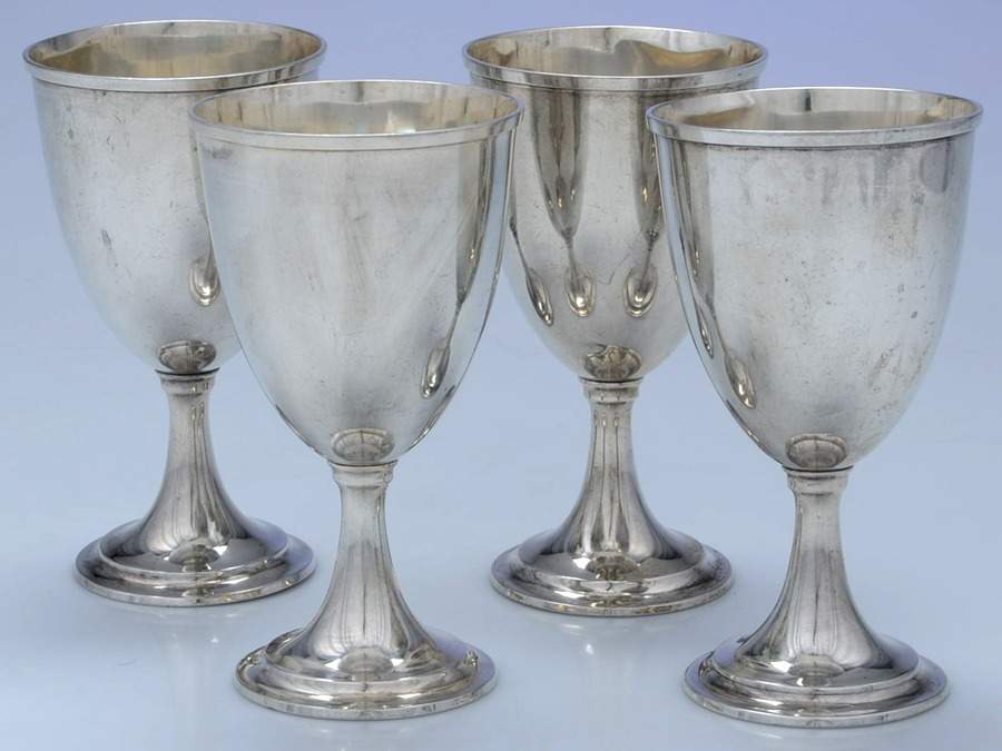 9324 (Sterling, Hollowware) Water Goblet - Set of 4 by Gorham Silver-1