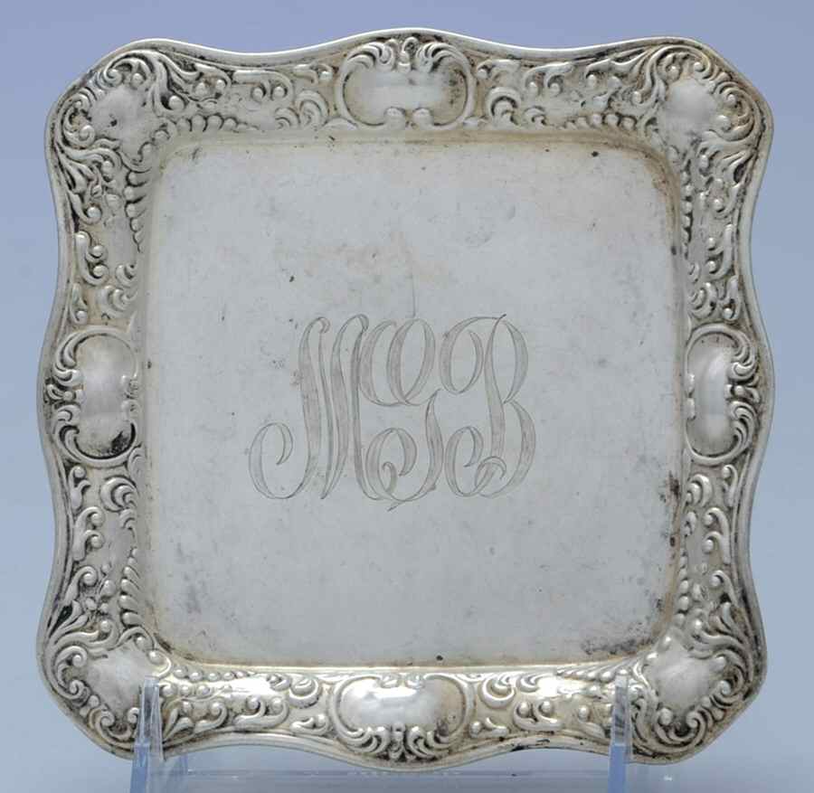 A1455 (Sterling, Hollowware) Pin Tray by Gorham Silver-1