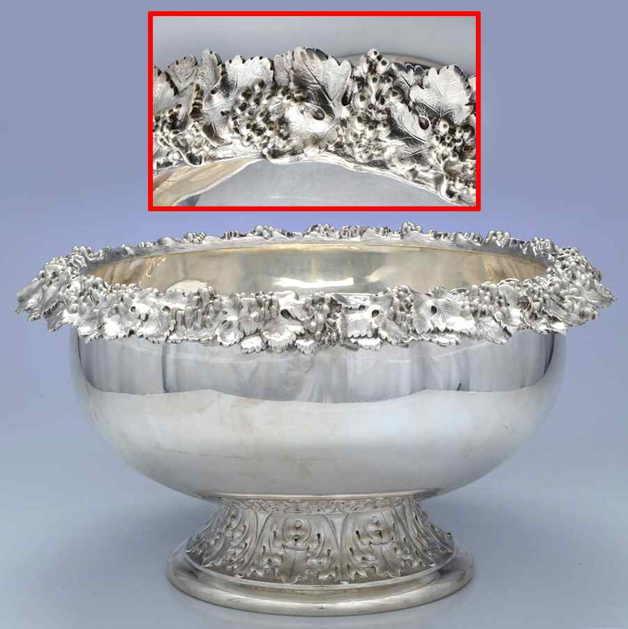 2990 (Sterling, Hollowware) Punch Bowl by Gorham Silver-13