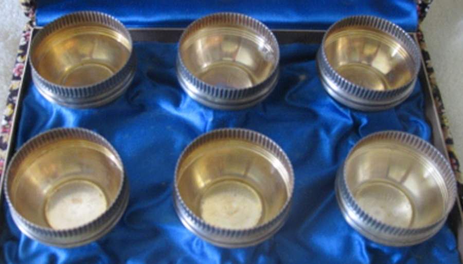 1315 (Sterling, Hollowware) Open Master Sterling Salt, No Liner by Gorham Silver-1