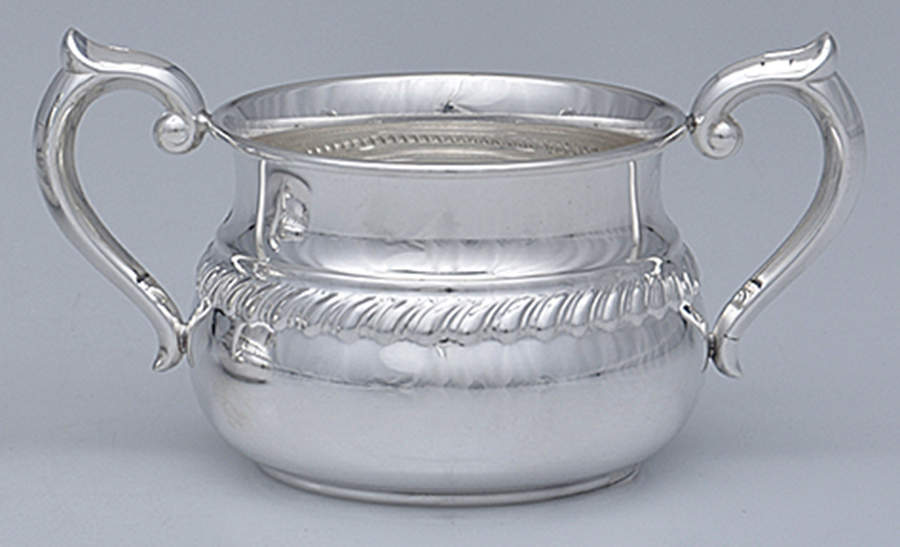 1204 (Sterling, Hollowware) Mini Open Sugar Bowl by Gorham Silver-1