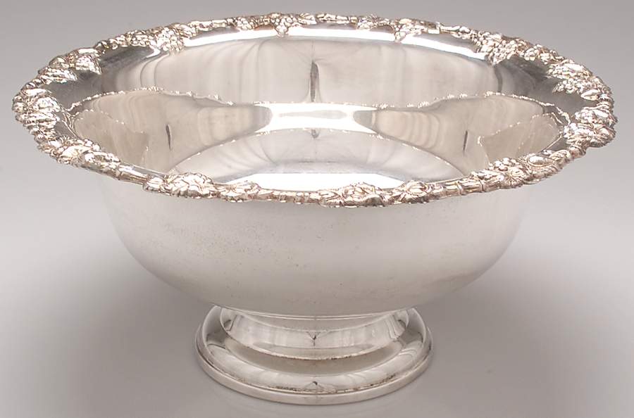 YB271 (Silverplate, Hollowware) Punch Bowl by Gorham Silver-1