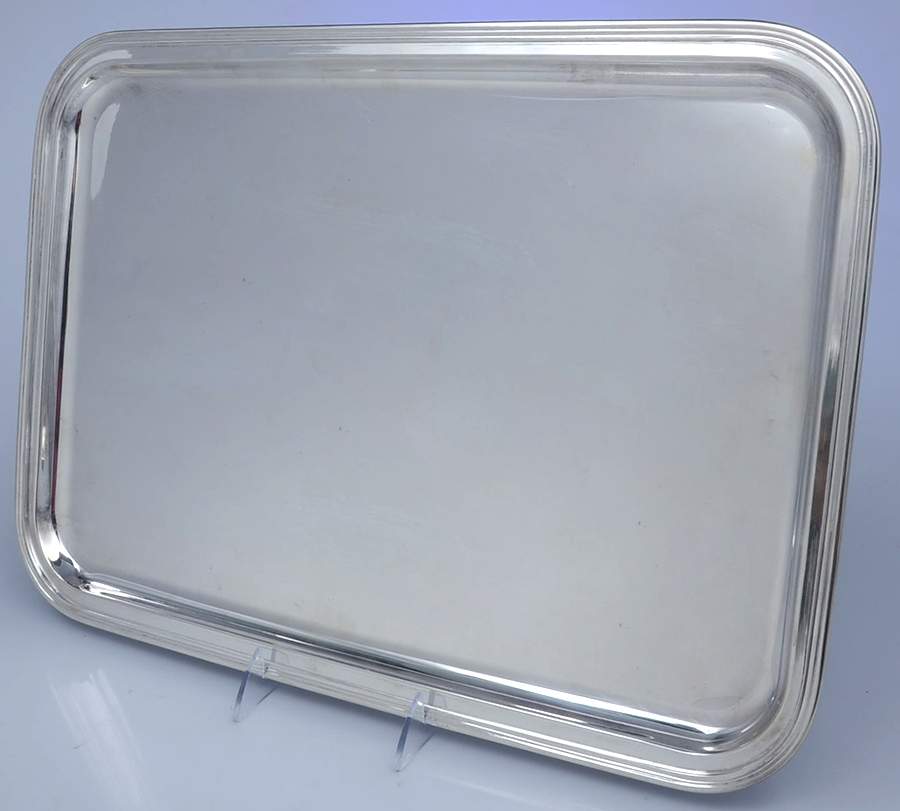 Sterling Hollowware 18" Rectangular Tray by Paola C Gioielli-1