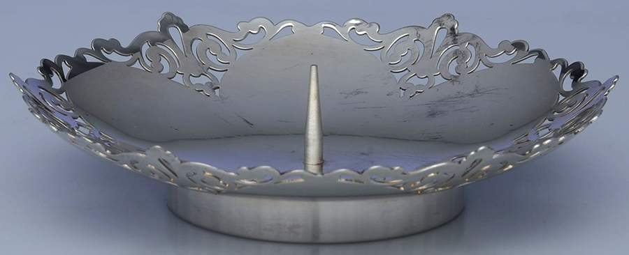 YC546 (Silverplate, Hollowware) 1" Candleholder by Gorham Silver-1
