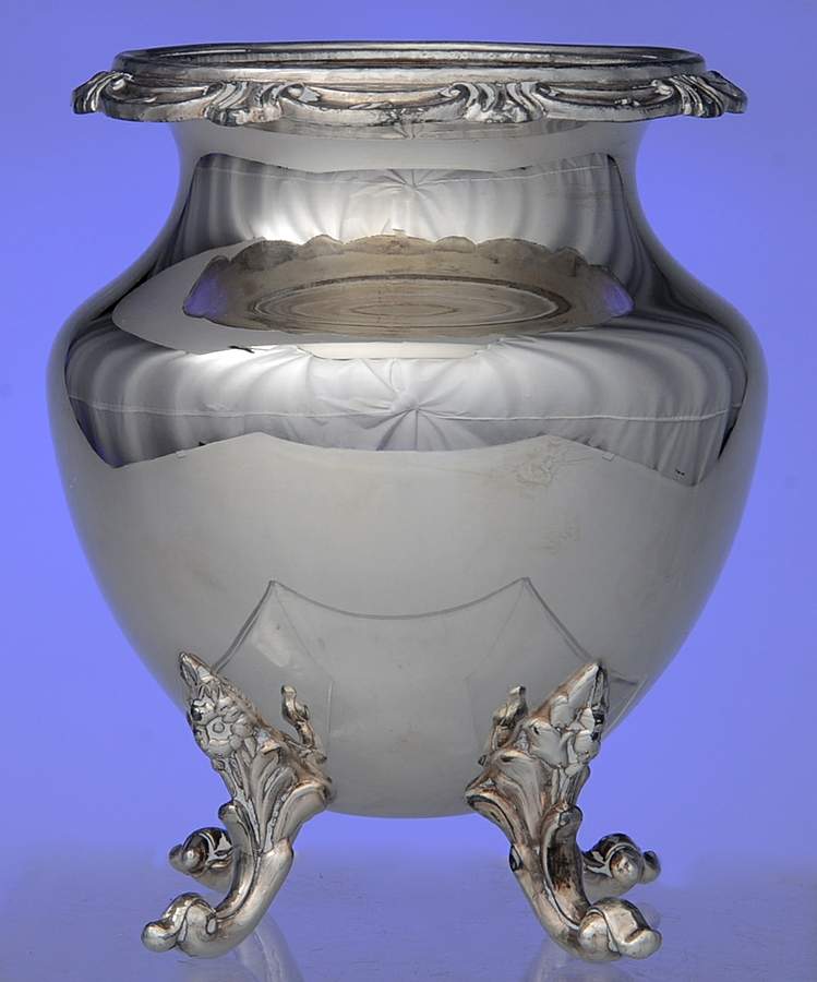 GDS8 (Silverplate, Hollowware) Waste Bowl by Goldfeder Silver Co-1