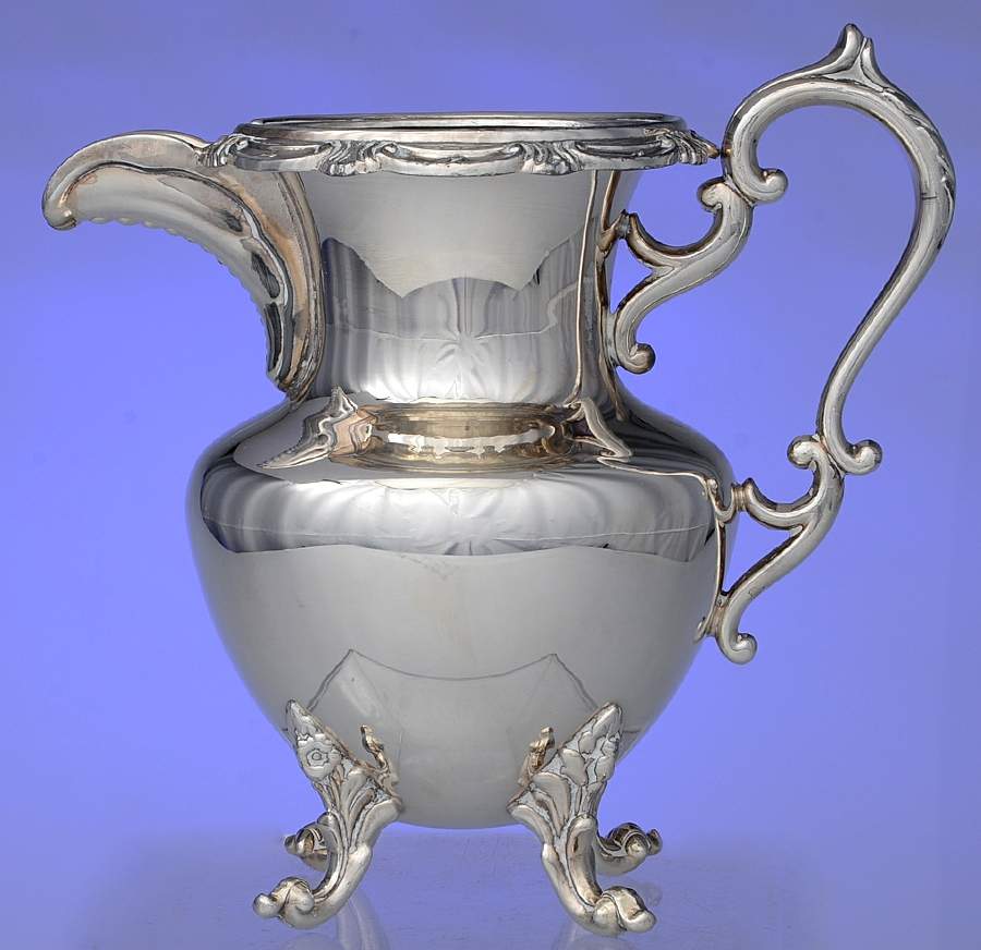 GDS8 (Silverplate, Hollowware) Creamer by Goldfeder Silver Co-1