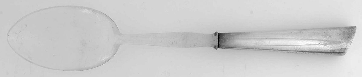 GJU10 (Sterling) Salad Serving Spoon with Plastic Bowl by Georg Jensen Inc USA-1