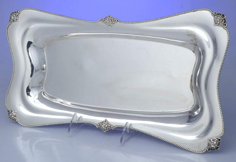 Chelmsford(Sterling, Hollowware) 15" Rectangular Tray by Gorham Silver-1