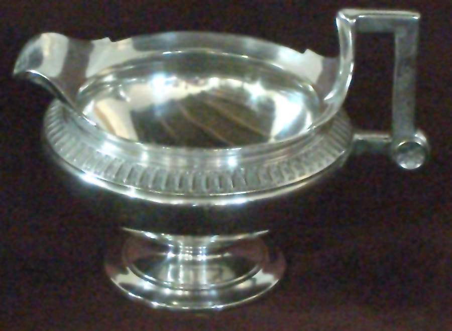 0180 (Silverplate, Hollowware) Creamer by Gorham Silver-1