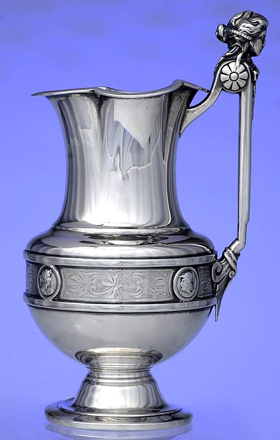 Medallion (Coin, Hollowware) Creamer by Gorham Silver-1