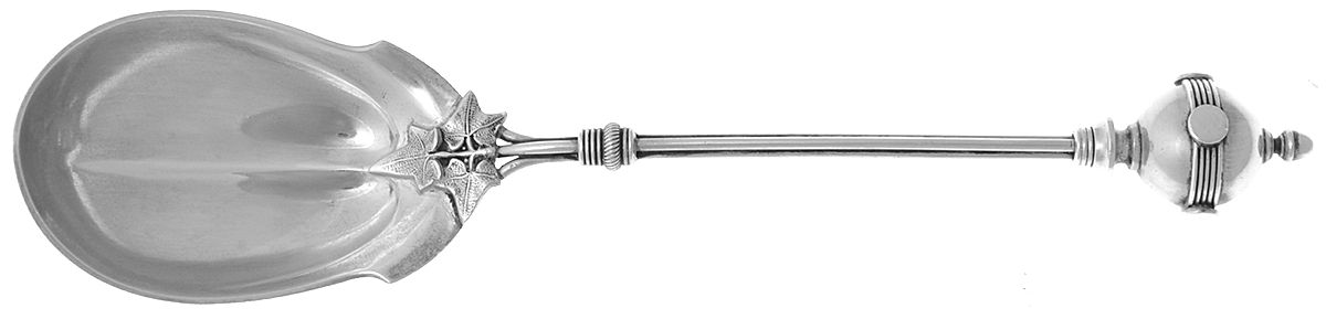 Ball (Sterling) Sugar Spoon by Gorham Silver-1