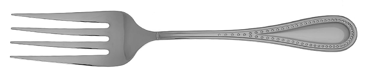 Nouveau (Stainless) Medium Solid Cold Meat Serving Fork by Gourmet Settings-1