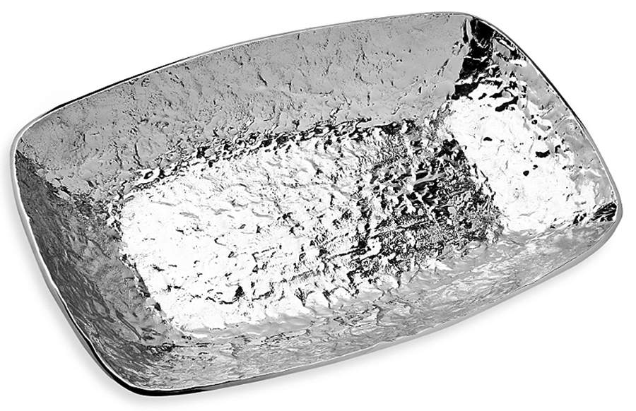 Lava (Aluminum, Hollowware) 15" Rectangular Tray by Godinger-1