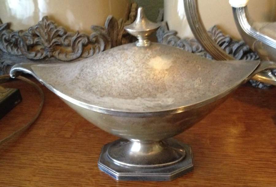 A9161 (Sterling, Hollowware) Sugar Bowl & Lid by Gorham Silver-1