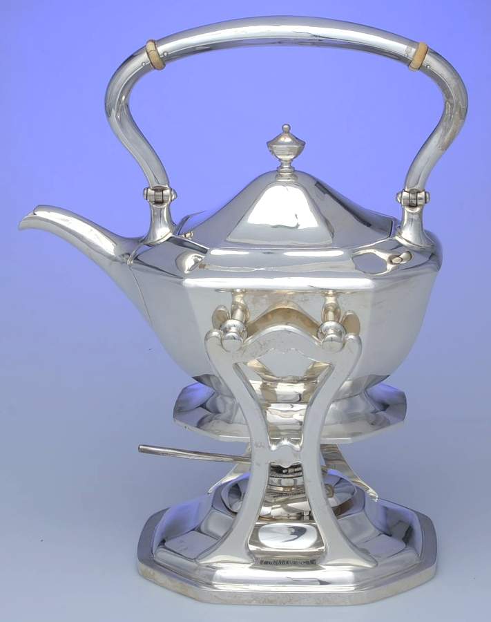 4874 (Sterling, Hollowware) Kettle, Stand & Burner by Graff Washbourn & Dunn-1