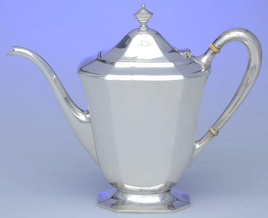 4874 (Sterling, Hollowware) Coffee Pot by Graff Washbourn & Dunn-1