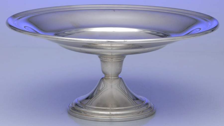 16338 (Sterling, Hollowware) Weighted Round Compote (Height X Width) by Gorham Silver-1