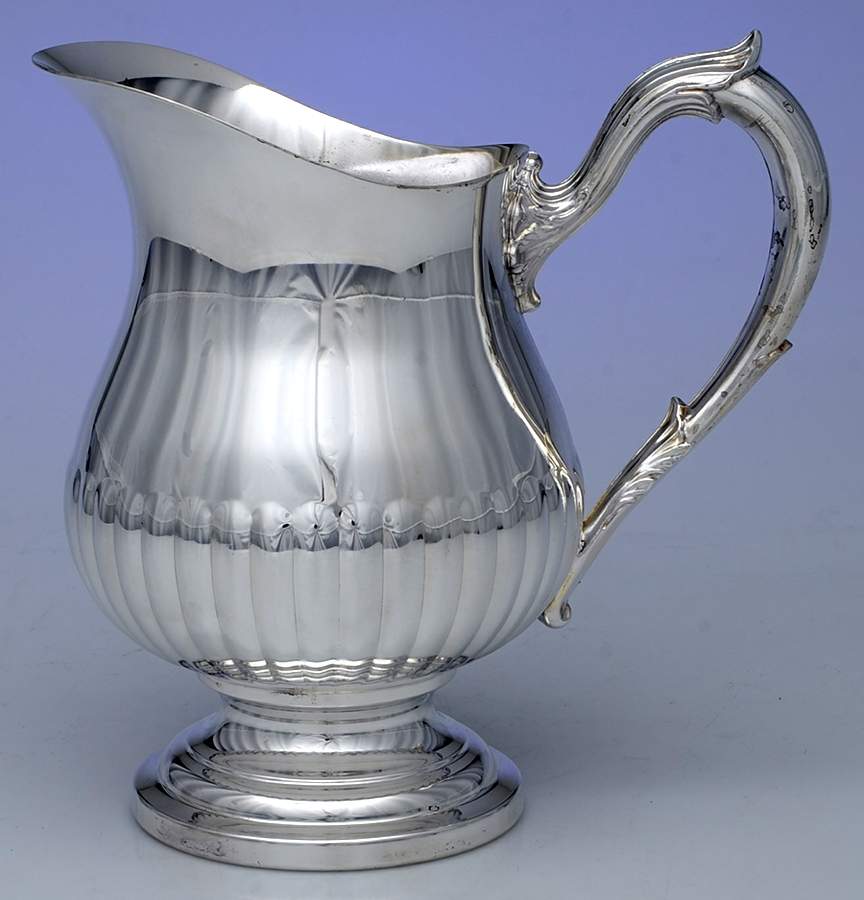 Yb601 (Silverplate, Hollowware) Silverplate Water Pitcher by Gorham Silver-1