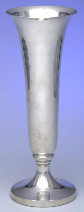 43163 (Sterling, Hollowware) 14" Weighted Trumpet Vase by Gorham Silver-1