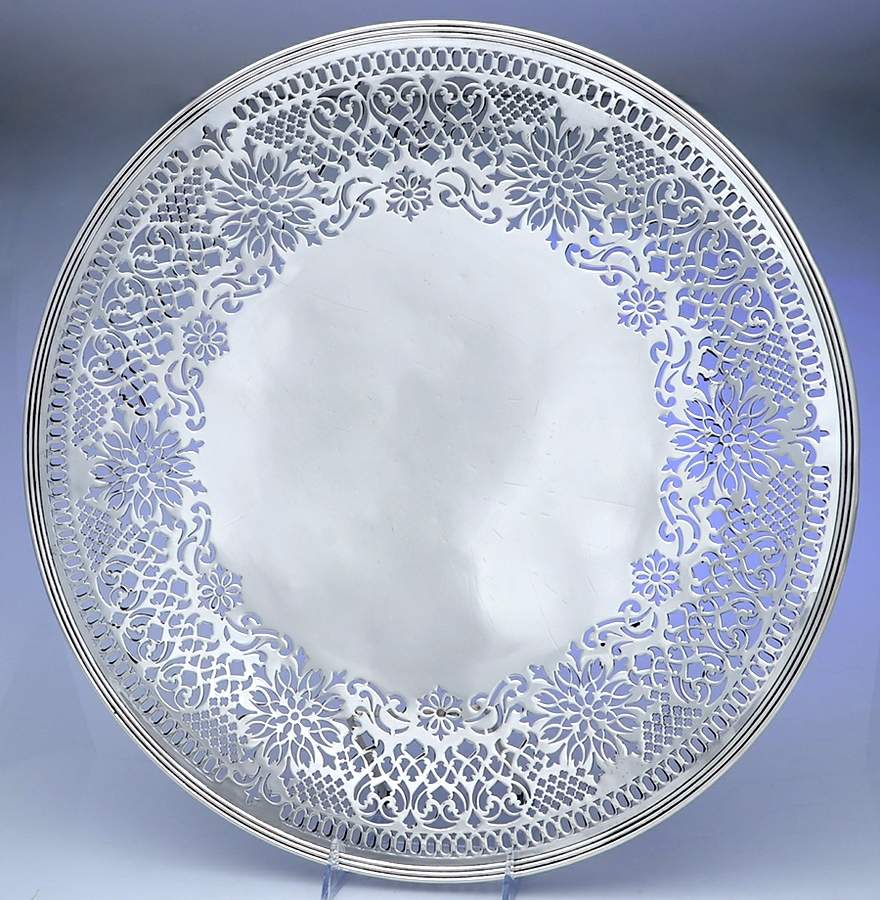 A7344 (Sterling, Hollowware) Centerpiece Tray by Gorham Silver-1