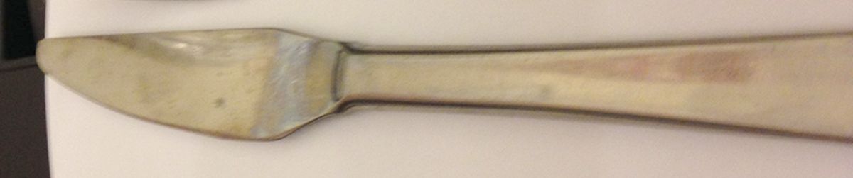 New Club (Stainless) Modern Hollow Knife by Guy Degrenne-1