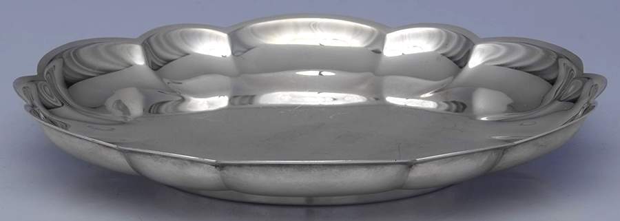 YC645 (Silverplate, Hollowware) 7" Round Shallow Bowl by Gorham Silver-1