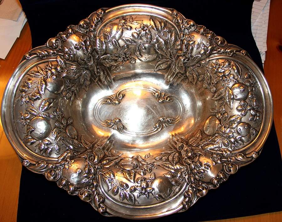 A2223M (Sterling, Hollowware) Oval Sterling Centerpiece by Gorham Silver-1