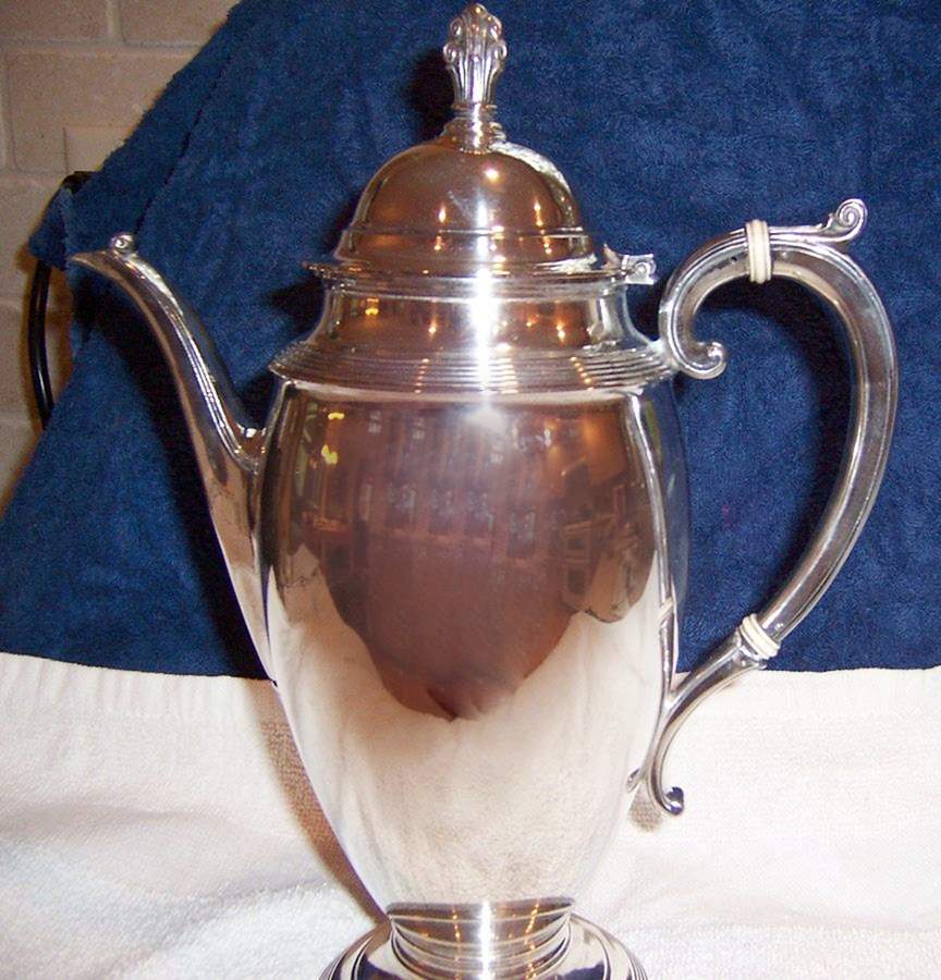 401 (Sterling, Hollowware) Coffee Pot by Gorham Silver-1