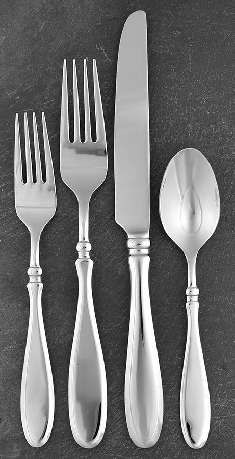 Bergeron (Stainless) 4 Piece Place Setting by Gorham Silver-1