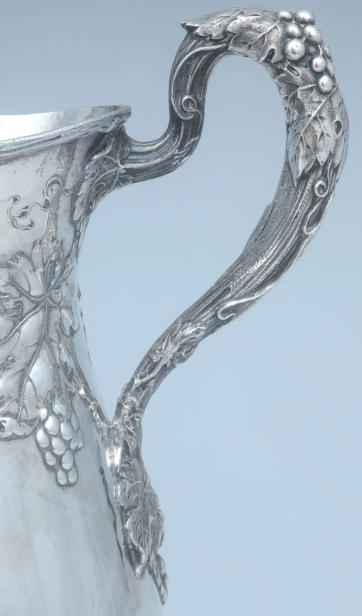A6797 (Sterling, Hollowware) Sterling Water Pitcher by Gorham Silver-6