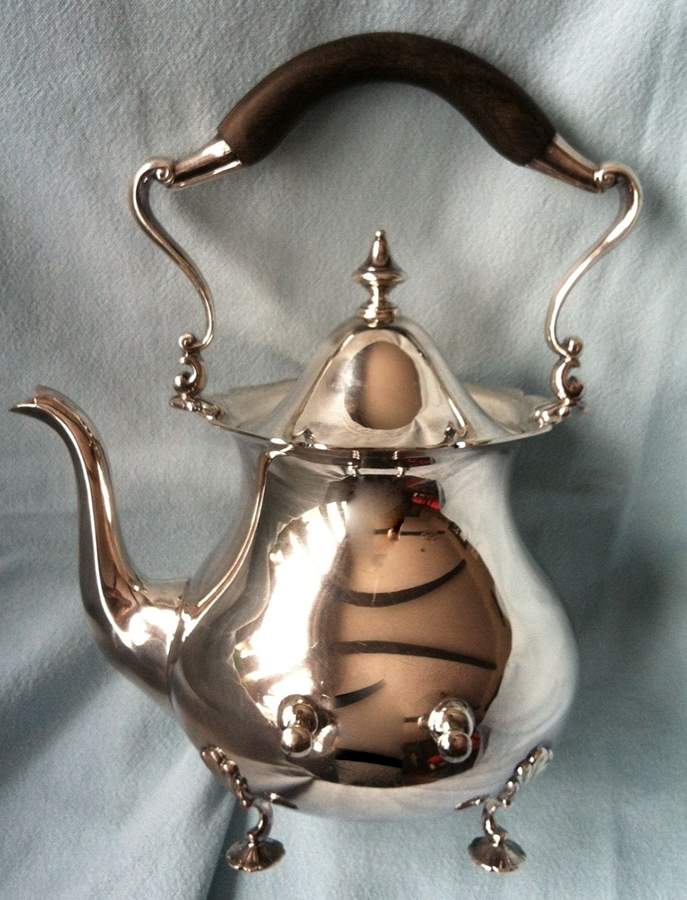 G905 (Sterling, Hollowware) Sterling Kettle No Stand by Graff Washbourn & Dunn-1