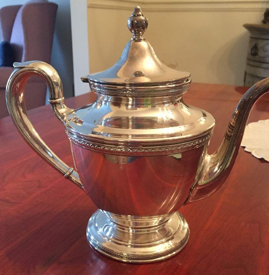 Y2 (Silverplate, Hollowware) Teapot by Gorham Silver-1