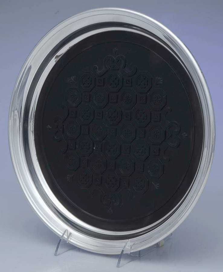 Spanish Collection (Silverplate, Hollowware) 12" Round Tray by Gorham Silver-1