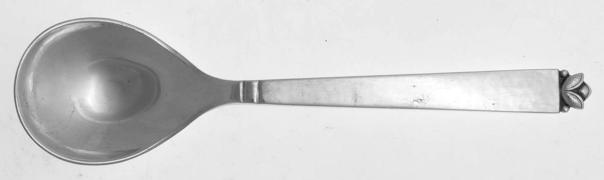 Petal (Sterling) Sugar Spoon by Gustafson Craft-1