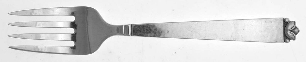 Petal (Sterling) Individual Salad Fork by Gustafson Craft-1