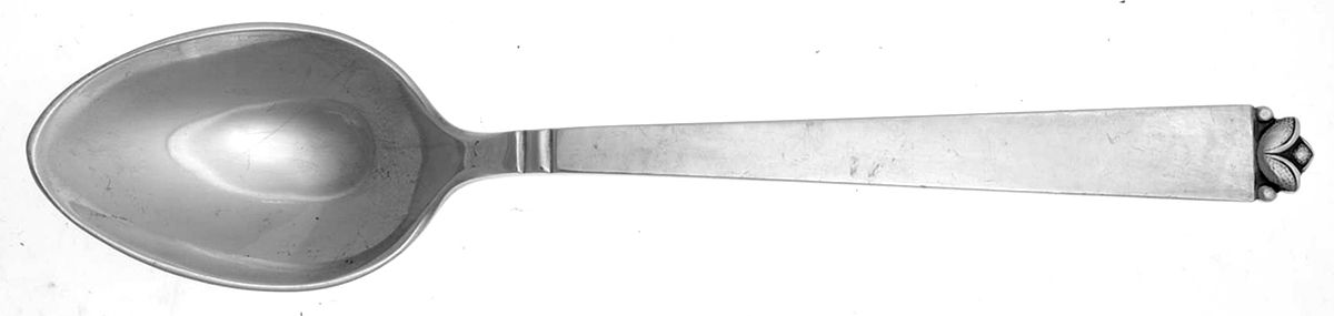 Petal (Sterling) Dessert/Oval Soup Spoon by Gustafson Craft-1