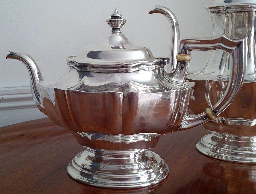 A6701 (Sterling, Hollowware) Teapot by Gorham Silver-1