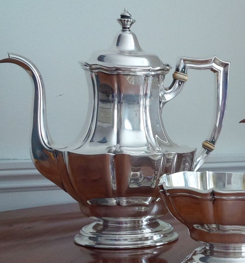A6701 (Sterling, Hollowware) Coffee Pot by Gorham Silver-1